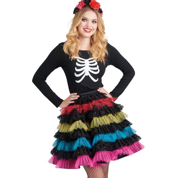 Simplicity 9879 Holiday Tiered Circle Ruffle Skirt Sizes 14 - 22 New & Uncut - Picture 3 of 7